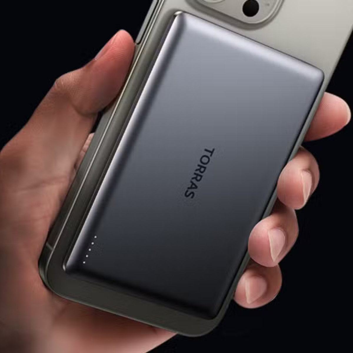 TORRAS MiniMag Power Bank 5000 mAh 7.5W - Titanium Grey