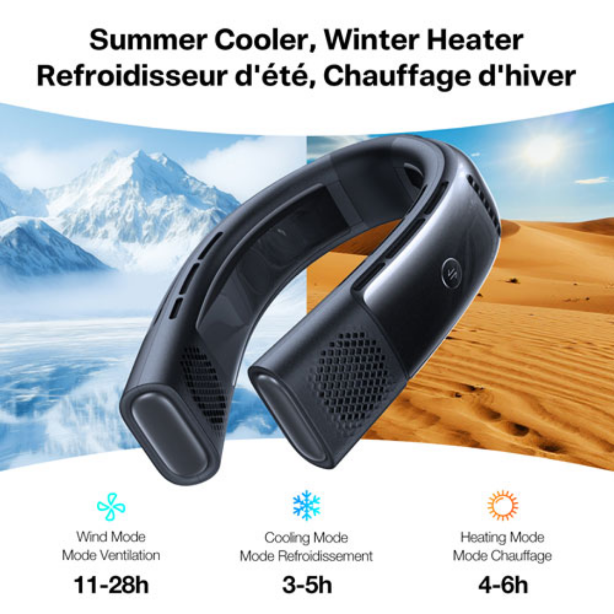 COOLiFY 2S Wearable 5000mAh Air Conditioner