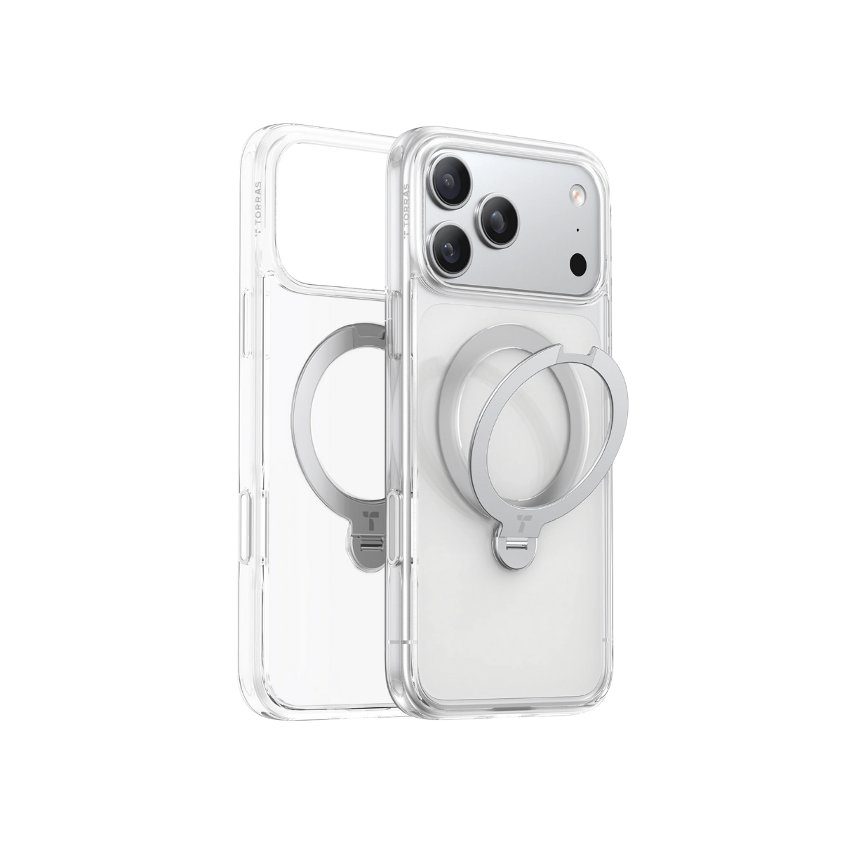 TORRAS Ostand Q3 Spin Series, iPhone 17 Pro - Clear