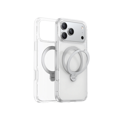 TORRAS Ostand Q3 Spin Series, iPhone 17 Pro - Clear