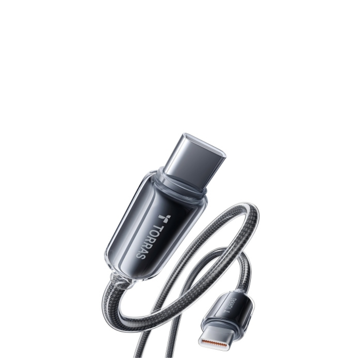TORRAS Iceflow 60W USB-C Fast Charging Cable  (79") - Black